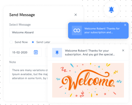 add-welcome-message