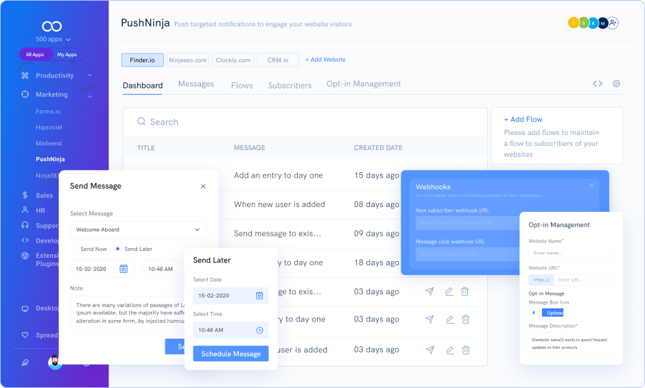 personalized notifications leave note